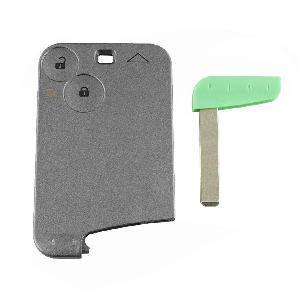 Replacement 2 Buttons Remote Car Key Fob Card Shell Case for Renault Laguna