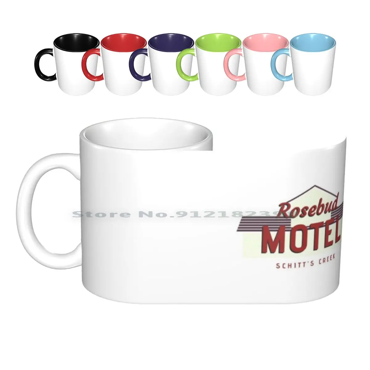 Motel Ceramic Mugs Coffee Cups Milk Tea Mug Motel Johnny Moira David Alexis Stevie Fanart Fan Art Ew Roland Minimalist Line Art