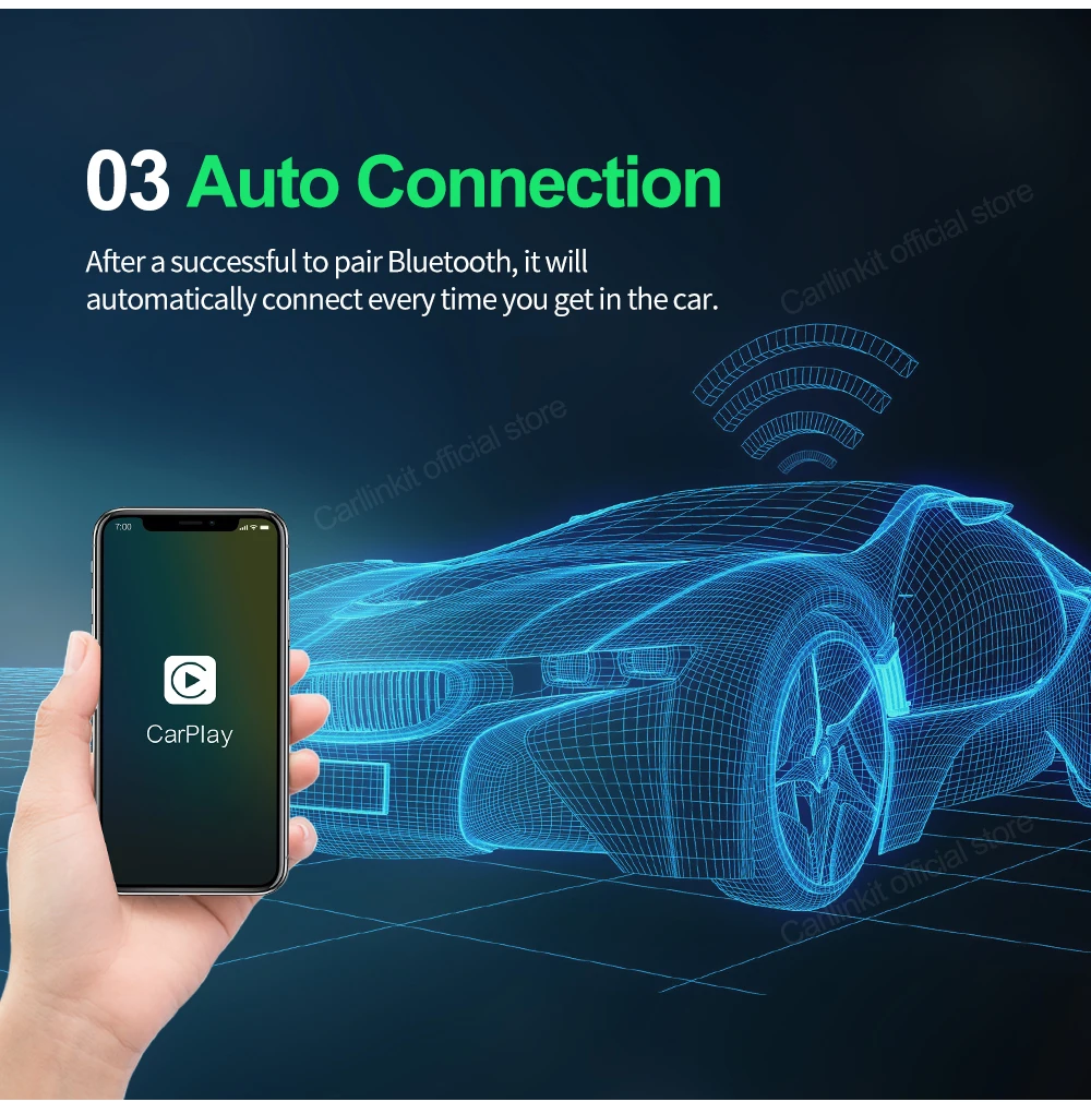 Carlinkit Mini Wireless CarPlay Adapter Wireless Android Auto Dongle For Vw Hyundai Toyota Nissan Honda Mazda Ford Buick Volvo