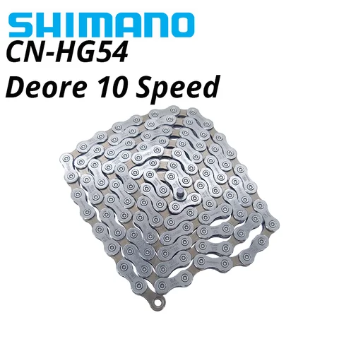 Shimano deore hg54 corrente de bicicleta de 10 velocidades mtb mountain bike 10s correntes HG-X HG-54 para deore m591 m610 m670 m6000 sistema