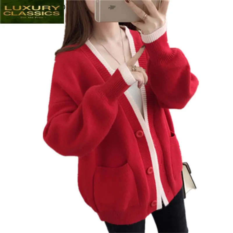 

Cardigans 2021 for Fashion Women Newest Autumn Warm Sweaters Female Casual Sweater Coat Elegant Ladies Clothing LWL531