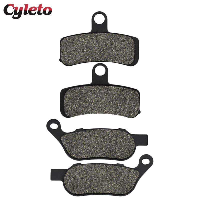 Motorcycle Front Rear Brake Pads for Harley Dyna Super Wide Glide FXD FXDC FXDWG Switchback FLD Street Bob FXDB Low Rider FXDL