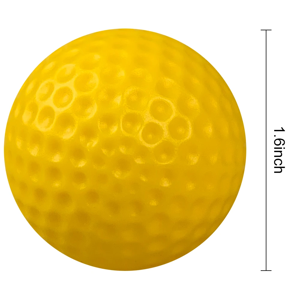 12Pcs Hollow Plastic Indoor Practice Golf Balls For Kids