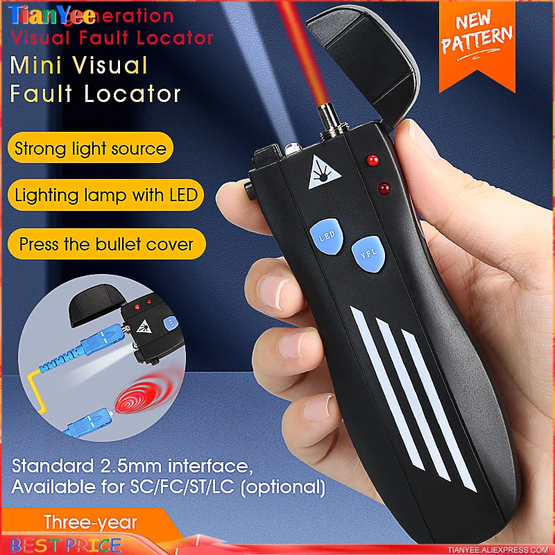 

Mini Laser Visual Fault Locator 1MW 10/20/30/50MW Optic Cable testor 3-40km Range VFL AUA-5G AUA-10G AUA-20G AUA-30G AUA-50G