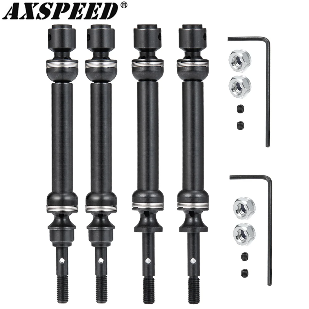 

AXSPEED CVD Front and Rear Drive Shafts Assembly for 1/10 Slash 727 Rustler RC Crawler Car Upgrade Parts