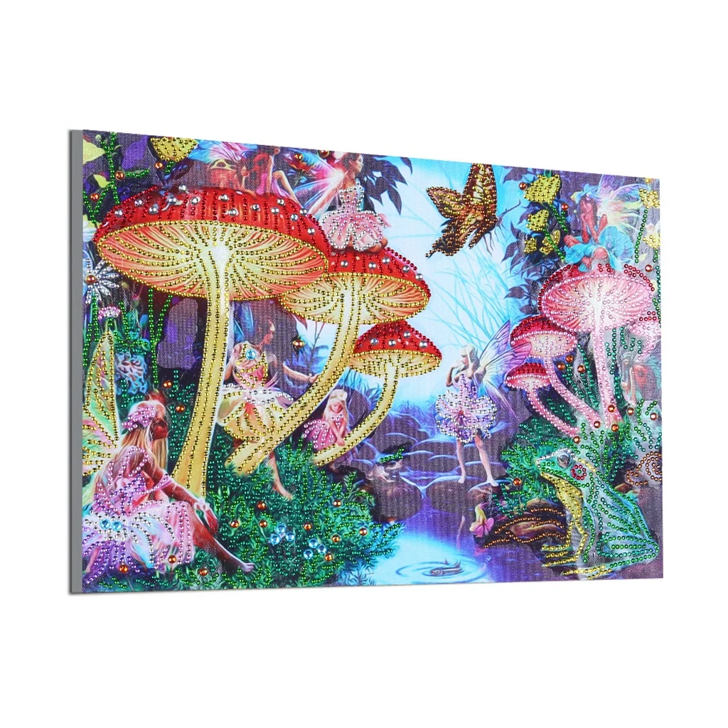 5D Diamond Painting Special Shaped Diamond Embroidery Cross Stitch Fairy Scenery Rhinestone Picture Diamond mosaic Arts Craft