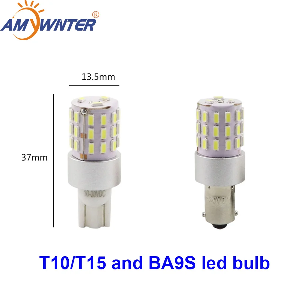 High Power H6W Lights W5W T10 LED 194 921 3014leds WY16W Bulbs Compatible with Garden Marker Lamps for Cars