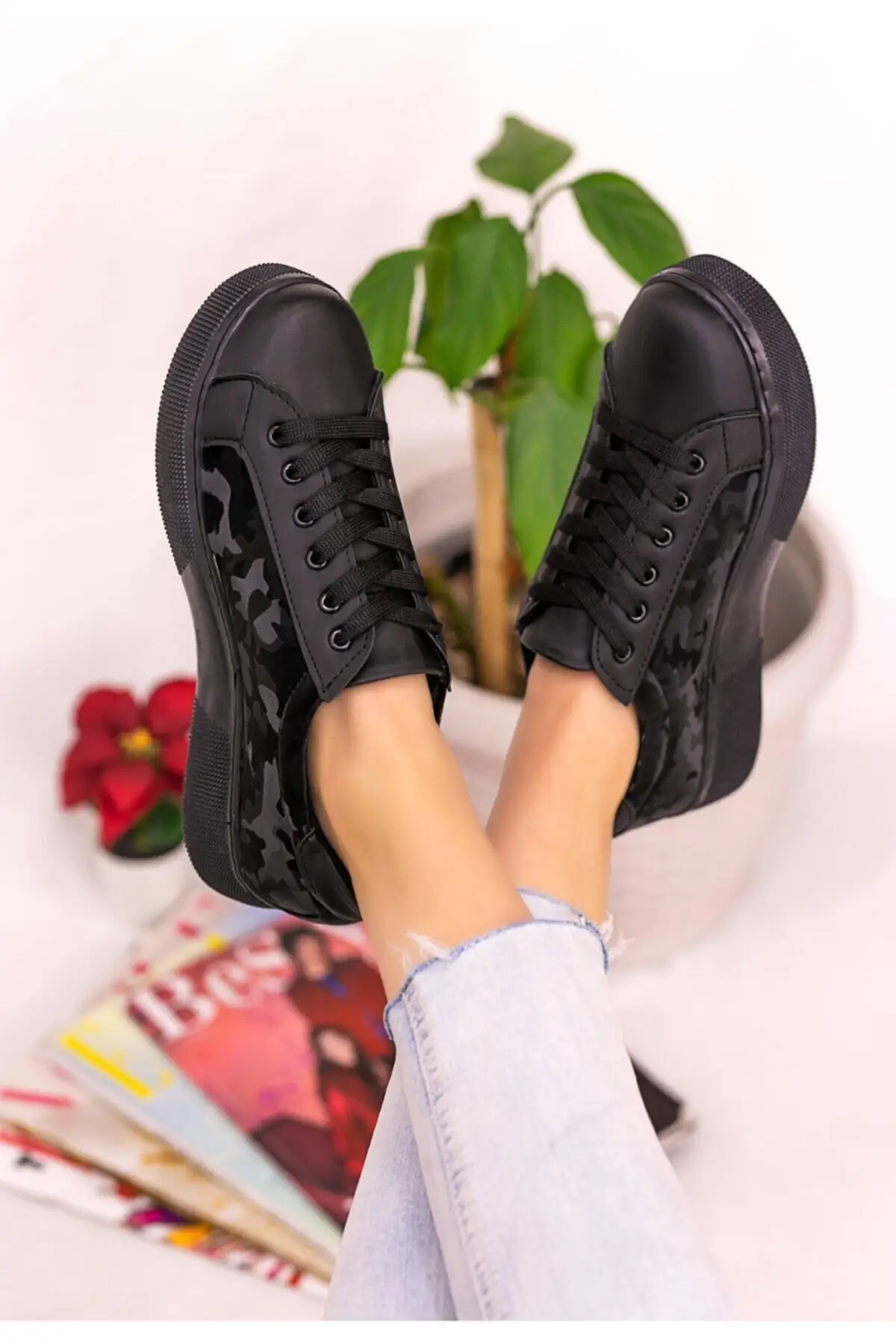 HATEM GROUP 2021 Women's Sports Shoes Print Lace-Up Sneakers Summer Chaussure Femme кеды женские кроссовки женские