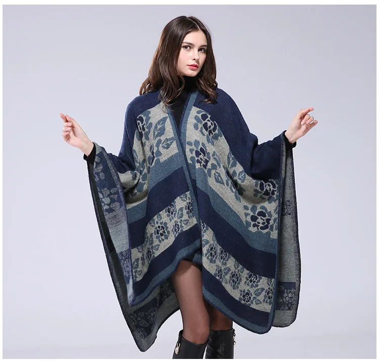 Travel Scarf Stoles Ponchos Capes Thickening &Lengthen New Women Poncho Shawls Wraps Ladies Pashmina ShawlWholesale Blanket