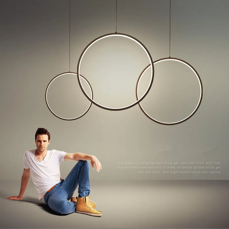 

Ring pendant lighting Modern LED suspension light Home For living room pendant lights Room Lighting Indoor minimalist lamp