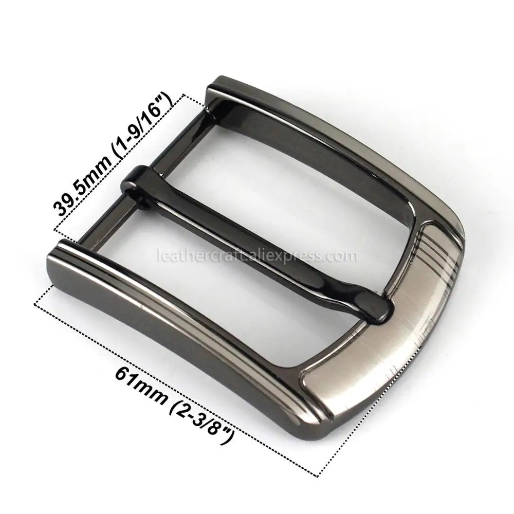 Zinc Alloy 40mm Belt Buckle for Men Waistband Decor Laser Pin Buckle Leather Craft Belt Hardware Accessories