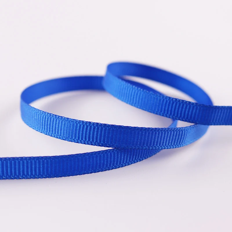 5 Yards/Rolle Hochwertiges Band für Bastelarbeiten, Hochzeitsdekorationen, DIY-Grosgrain-Bänder, Schleifen, Geschenke, Kartenverpackung, 6 mm – Detail 4
