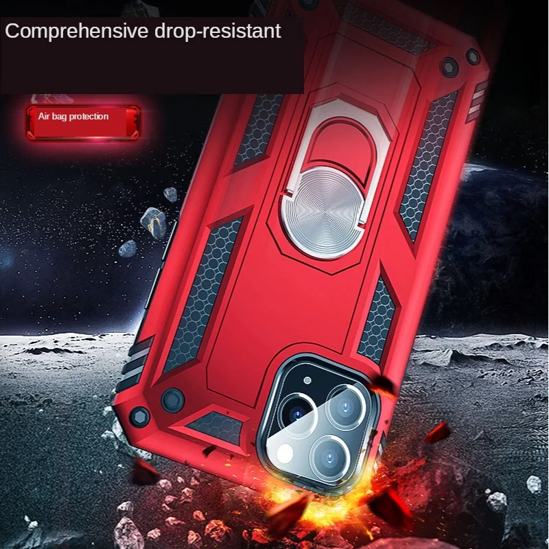 Armor Shockproof Case For Samsung Galaxy A21S A31 A11 A10 A21 A51 A41 A71 A50 A30S M21 M31 S20 Plus Note 10 Lite Ring Car