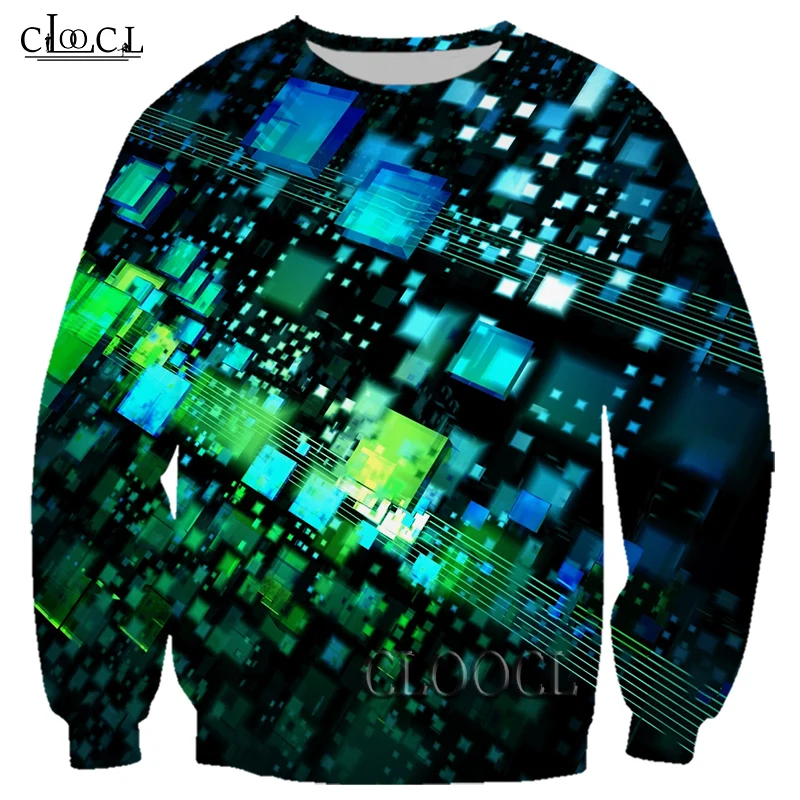 HX Electronic Chip 3D Print Men Women Sweatshirt Fashion Hot Selling Hip Hop Long Sleeve Casual Harajuku Wild Tops Drop Shipping