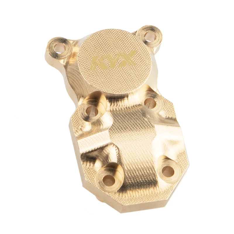 KYX Racing CNC Machined Brass Differential Cover Upgrades Part Accessories for 1/24 RC Crawler Car Axial SCX24 Deadbolt AXI90081