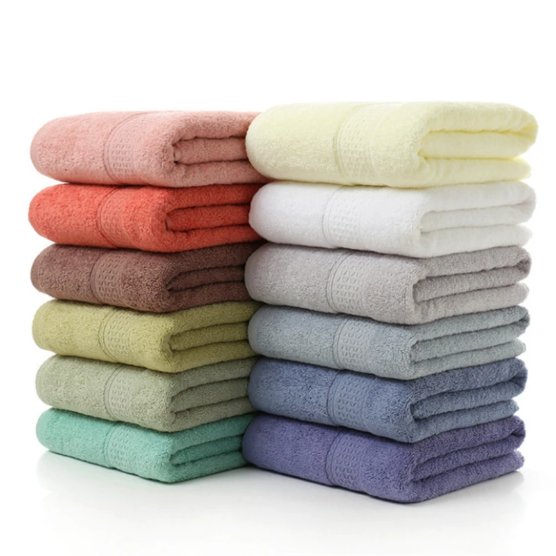 12 Colors 70x140cm  Pure Cotton Super Absorbent Large Bath Towel Thick Soft Bathroom Towels Comfortable Bath Towels