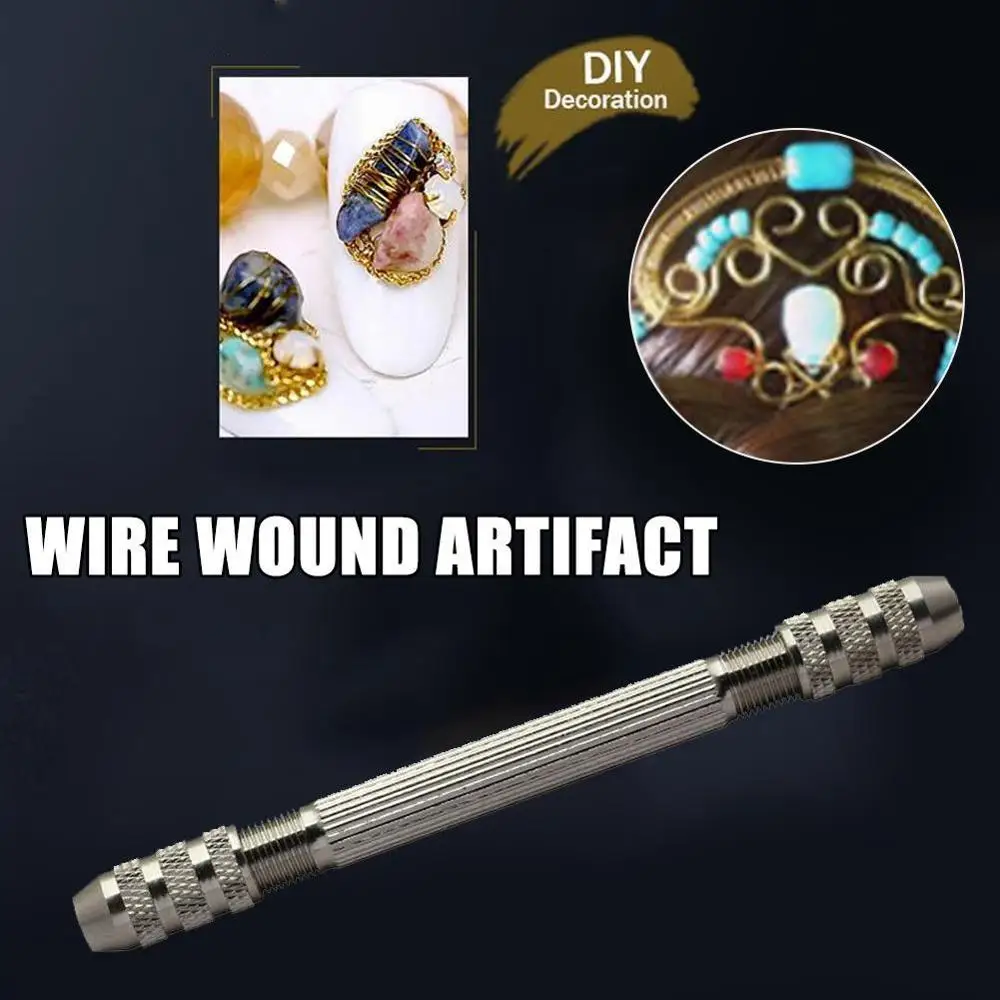 Imagem -04 - Ferramenta Wire Twist para Jóias Faça Você Mesmo Ferramenta Artesanal Artesanal Vise Craft Conjunto de Broca Manual Fit 0.33.2 mm