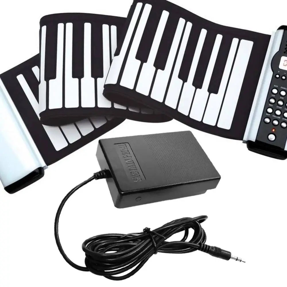 Universal Portable Keyboard Sustain Pedal Hand-Rolled Piano Electronic Piano  Music Regulator Footswitch Instrument Parts 