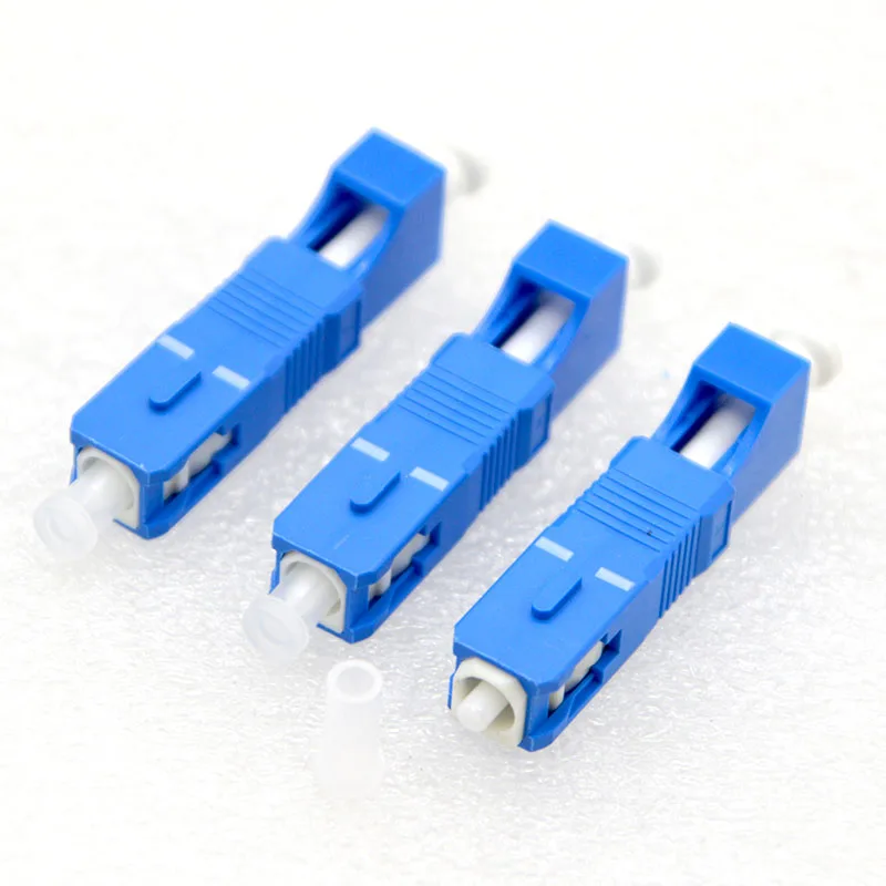 

5pcs NEW Optical Fiber Connector LC Female TO SC Male Adapter Optical Power Meter Optical fiber Test Coupler Free Shiping Brazil