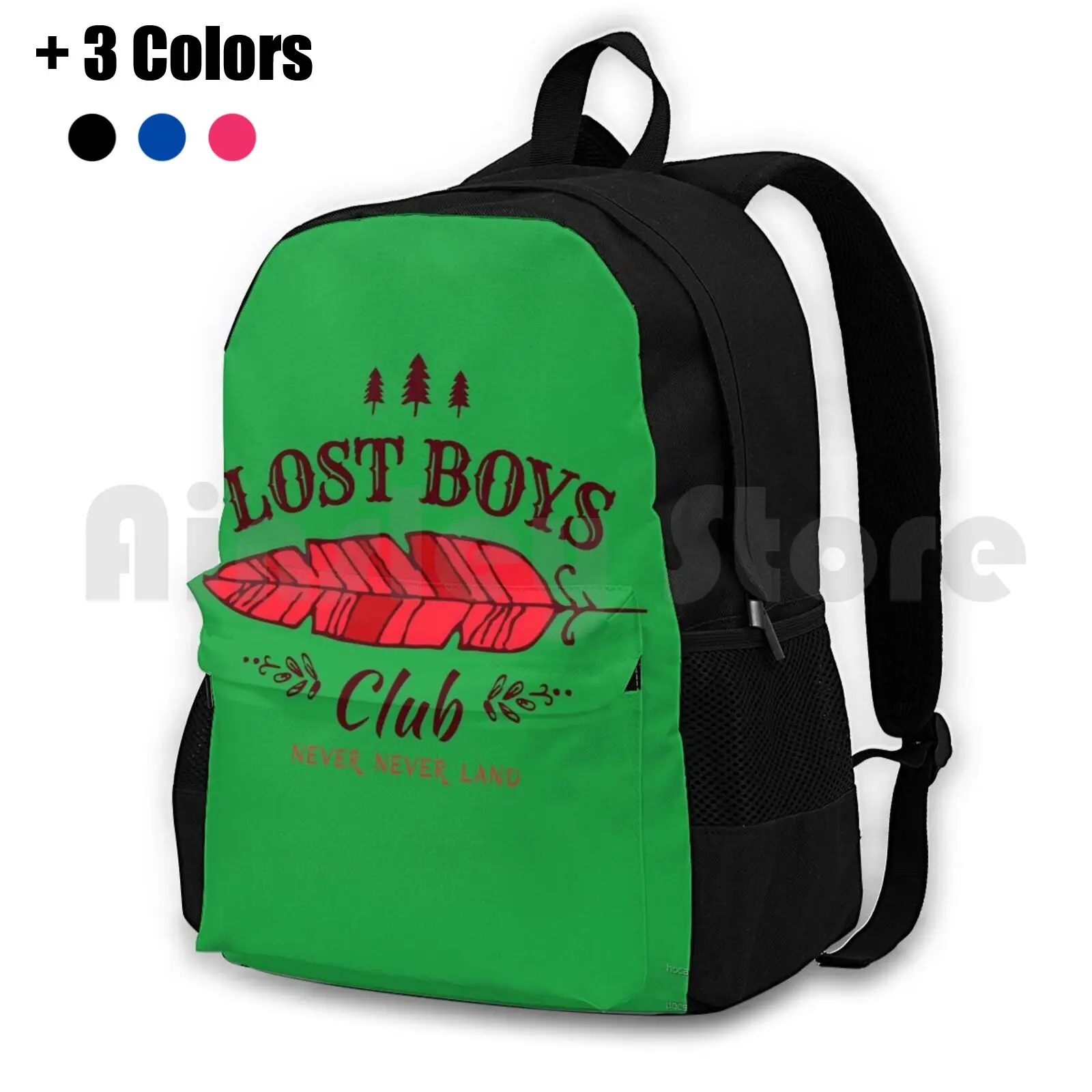 Club / Outdoor Hiking Backpack Riding Climbing Sports Bag Neverland Neverneverland Never Land Hipster Fan Fandom Fan Youth