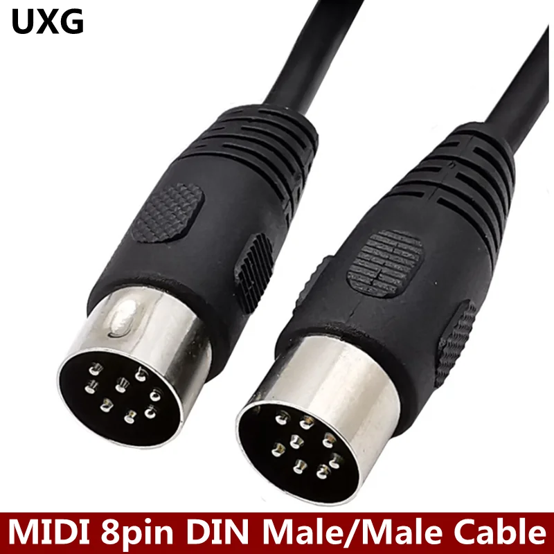 MIDI Din 8Pin Male To Male Speaker Audio 8pin-8pin Cable 0.5m 1.5m 3m 5m