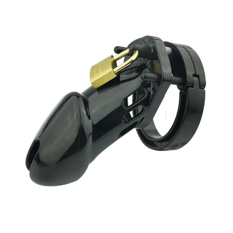 Sex Toys Small/Standard Male Chastity Device Cock Cage with 5 Size Rings Brass Lock Locking Number Tags Chastity Cage Male