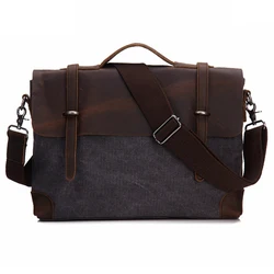 Vintage Military Canvas Messenger Bag Men Crossbody Bag canvas Shoulder bag men Tote Handbag Briefcase M404