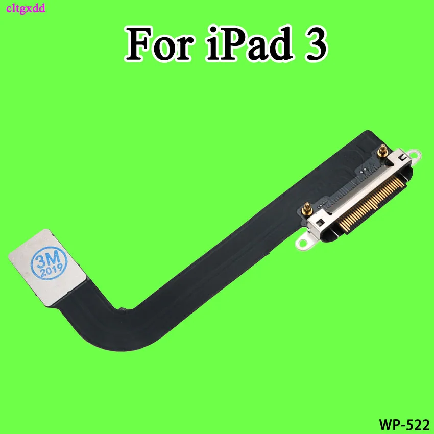 cltgxdd New For ipad3 USB Dock Charging Port Back Rear Flex Cable Charger Connector For ipad 3 A1416/A1430 Repair Parts