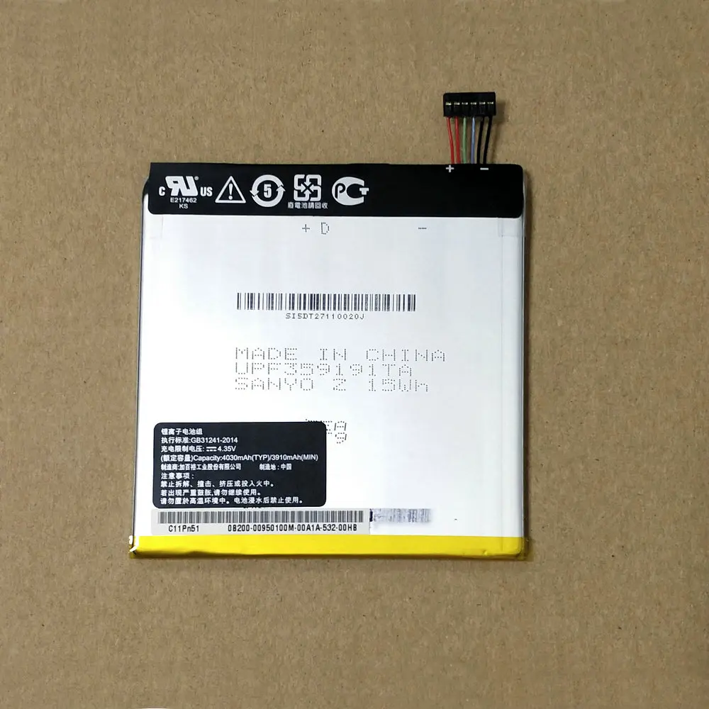 NEW Original 3910mAh C11P1327 Battery For Asus Fonepad 7 FE170CG ME170C FE170 Fonepad7 K017 K012 Tablet  PC