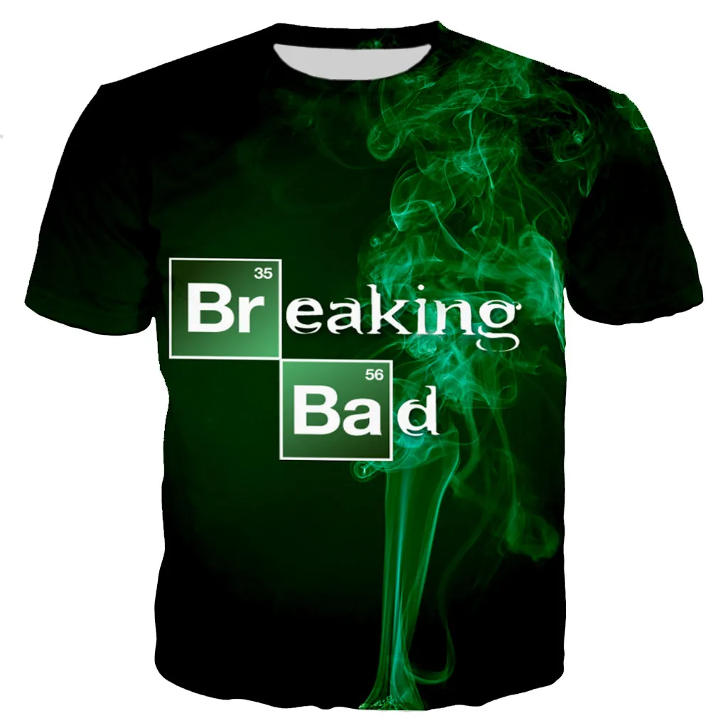 Breaking Bad Men/women New Fashion Cool 3D Printed T-shirts Casual Style Tshirt Streetwear Tops Dropshipping