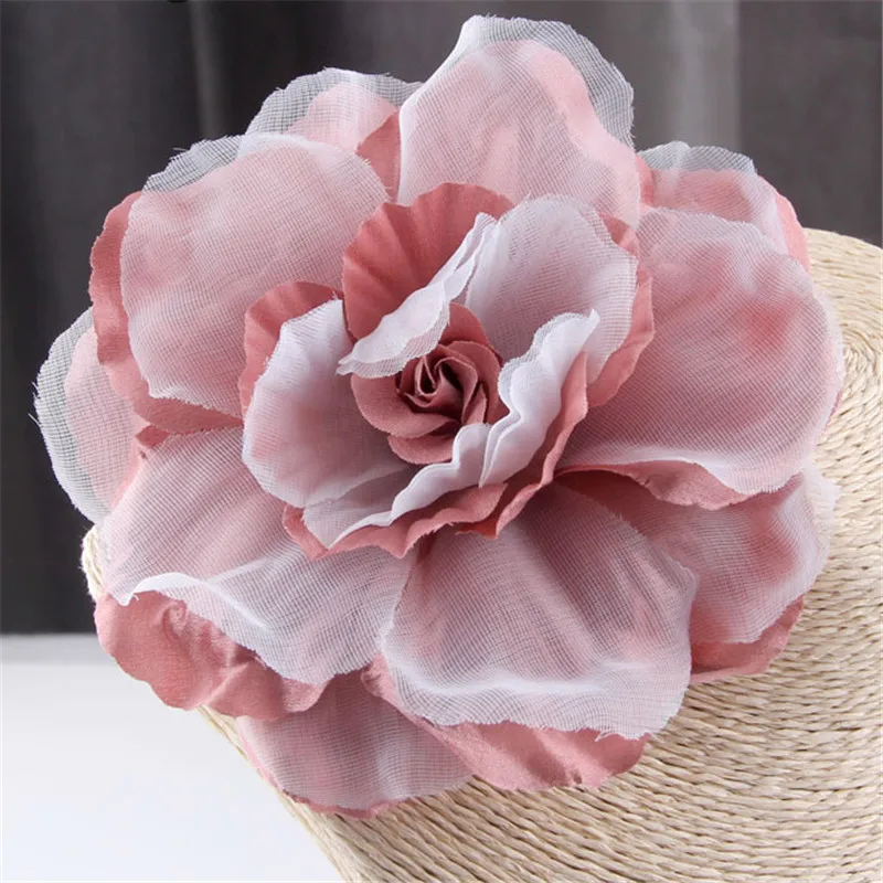 Pretty Silk Cloth Flowers Brooches Jewelry Colorful Ribbon Brooch For Women Girls Gifts Collar Pins Coat Suit Shirt Accessories