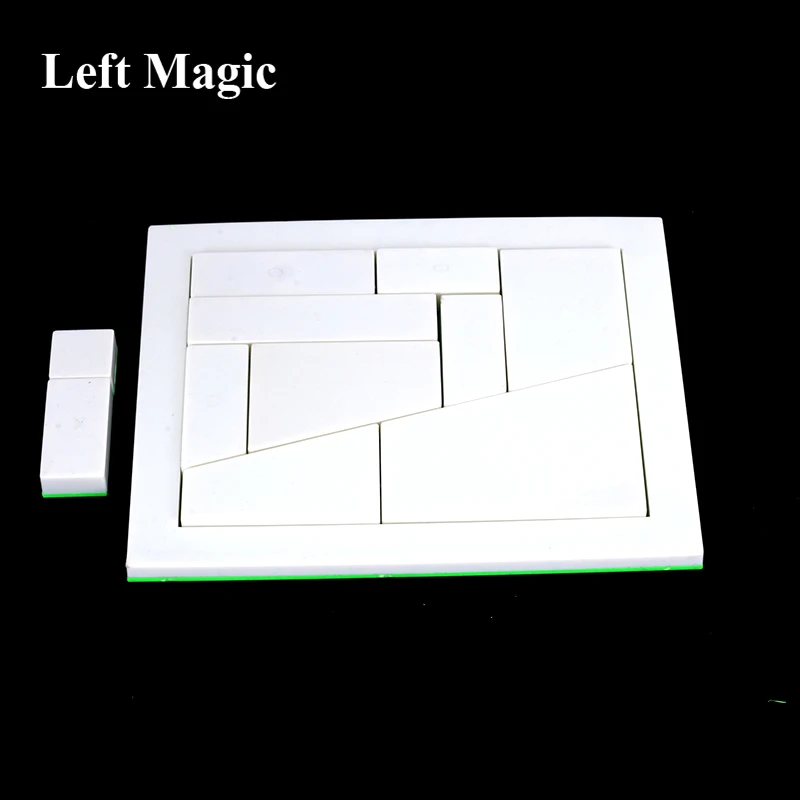 Plastic Miracle Block Area Never Change Magic Building Block Magic Tricks Sets Props Toys Perpetual Puzzle by Teny