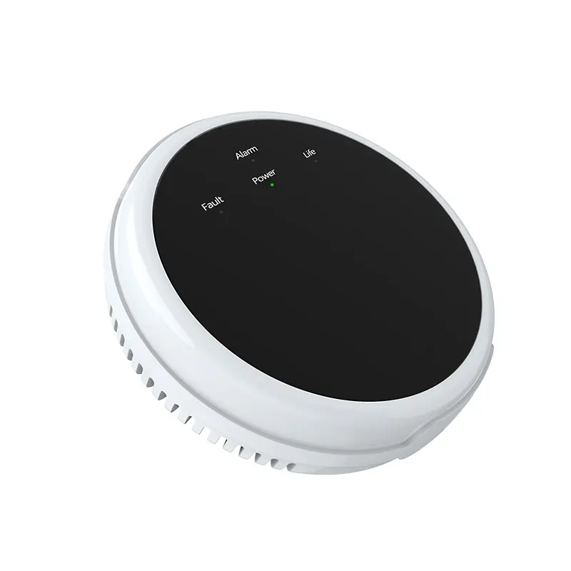433MHz Wireless Gas Sensor Applicable Natural Gas Methane Liquefied Petroleum Gas 80dB Alarm Volume Wall-mounted Installation