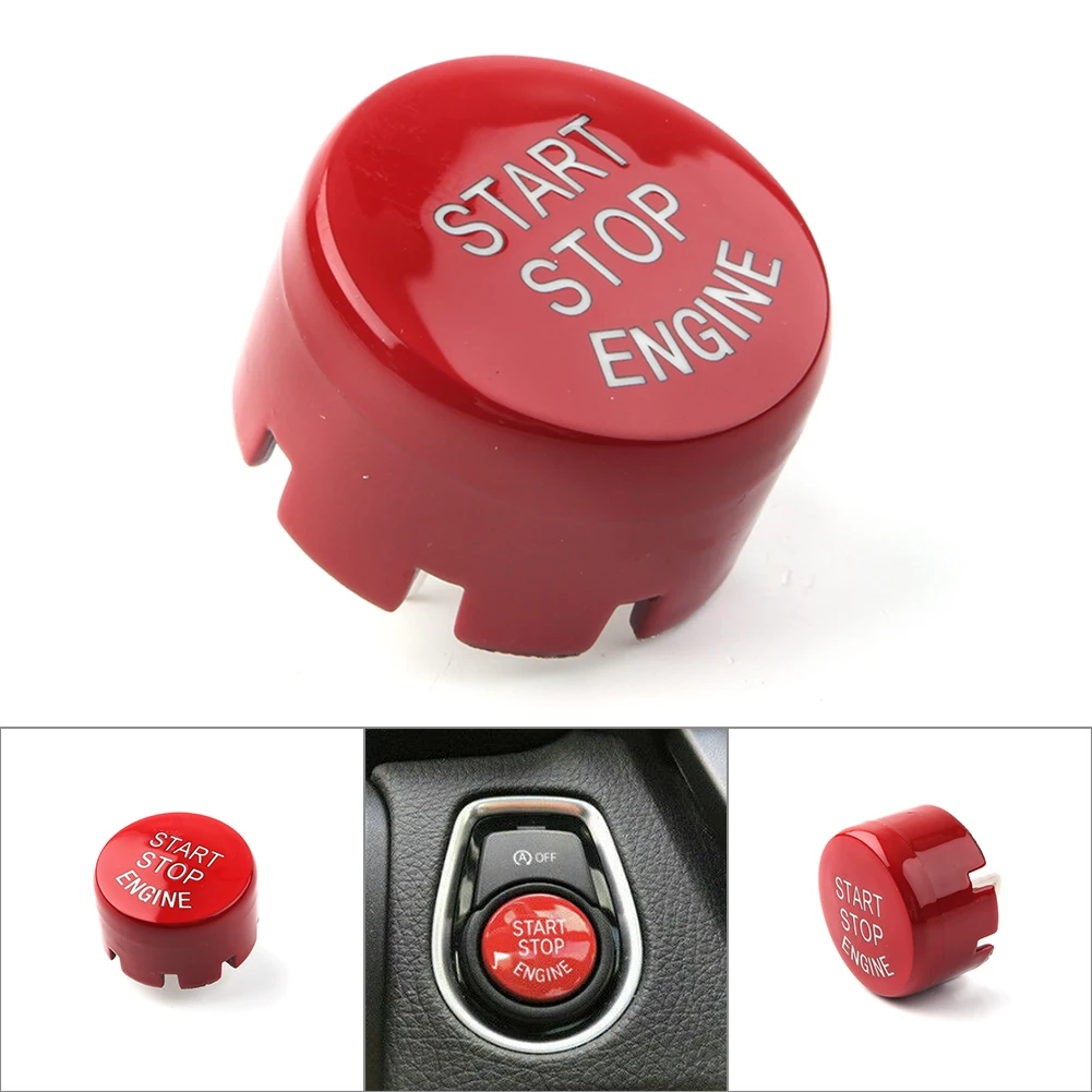 Car Engine Button Covers Auto Start/Stop Switche Button Cover For BMW F classis F10 F13 F20 F22 X1/3 F26 F32 F01 F02 F48 F25 F16