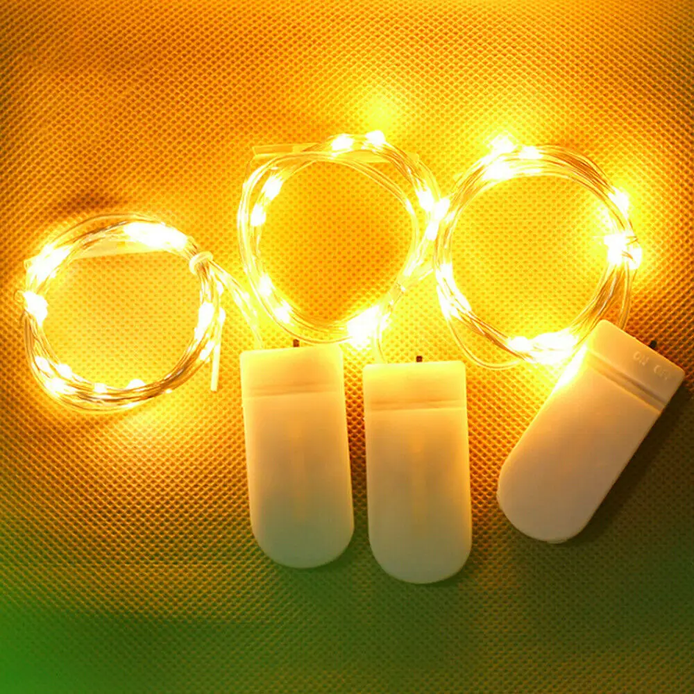 LED Fairy String Lights Battery Powered Waterproof LED Copper Wire String Light For Wedding Xmas Garland Party Bedroom Decor