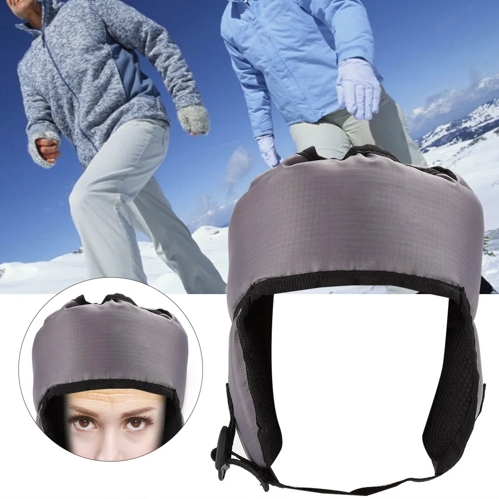 Old Man Anti-Falling Safety Helmet Adjustable Anti-Collision Shatter-Resistant Protection Ear Protection Care Head Cap Winter