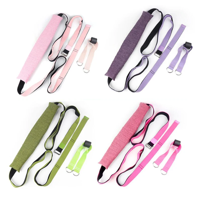 Adjustable Aerial Yoga Strap Hammock Stretching Anti-gravity Inversion Ballet Exercises Door Flexibility Stretching Leg Belt