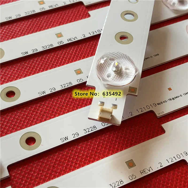 10 шт., лента для подсветки телевизора диаметром 532 мм