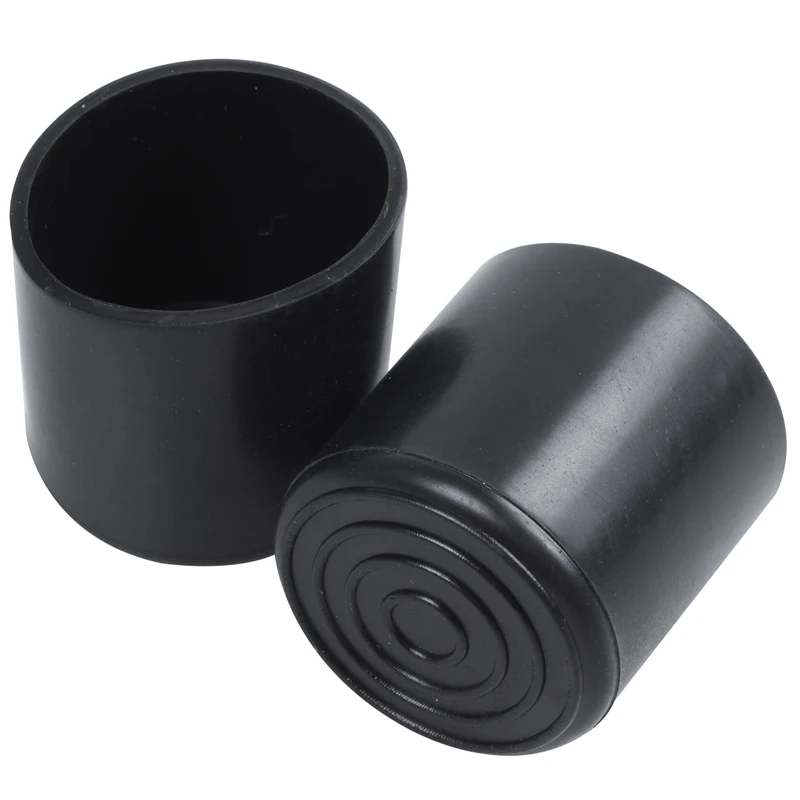 Rubber Meubels Kruk Voeten Kruk Stoel Been Tip Pad 4 Stuks Zwart