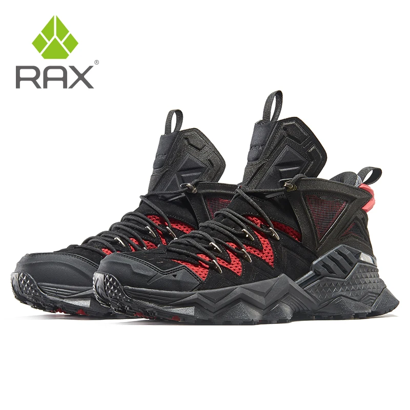 Rax Leather Hiking Shoes Men Waterproof Outdoor Climbing Camping Hunting Boots Trekking Sneakers Tactical boot Sport Antle Shoes