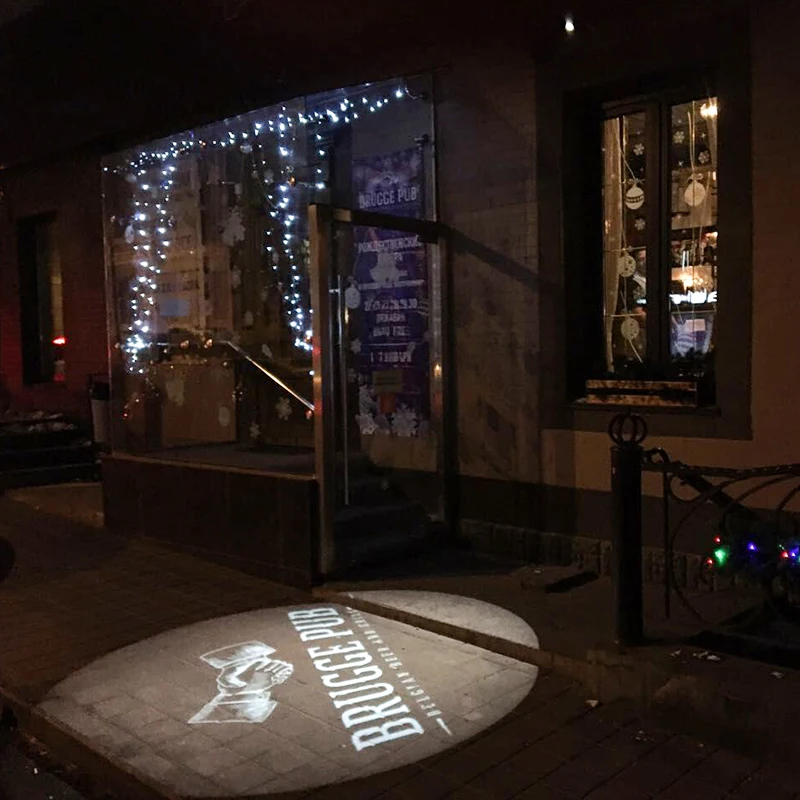 Logo Custom LDLG Professional Led Gobo Projector Use High Definition Full Colors True Colors Logo Glass Gobos Promotion Price