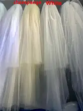 Shiny Two-Layer Bridal Wedding Veil #2