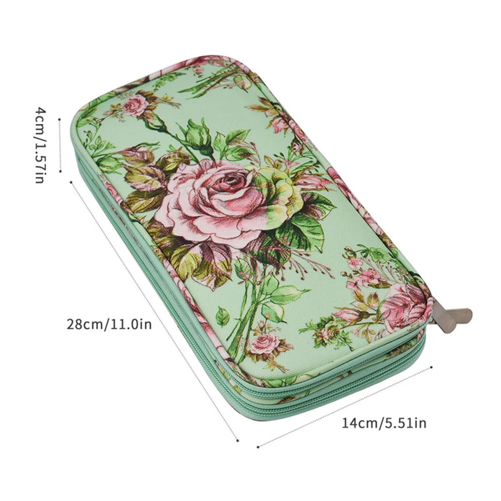 1Pc Knitting Storage Bag Empty Crochet Hooks Knitting Needles Kit Organizer Case for Needles Scissors Ruler Sewing Bag Accessory