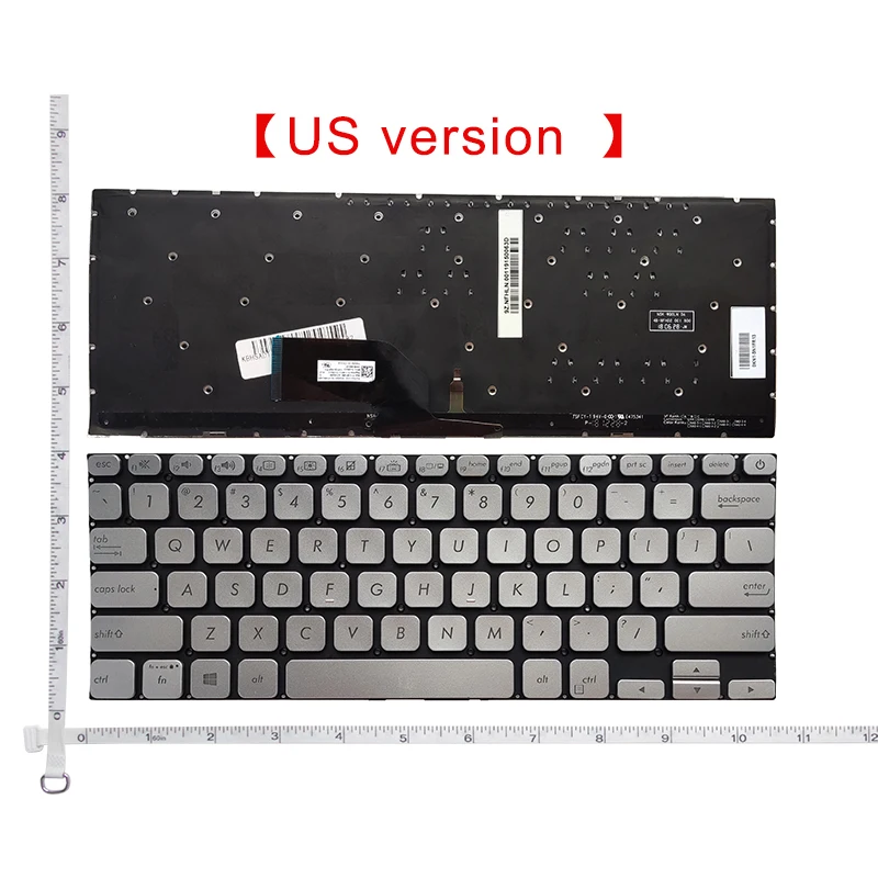 NEW FOR ASUS adol13  adol13u adol13f X330UA S13 S330 2019 Year  US/Ru Laptop Keyboard Backlit English Russian