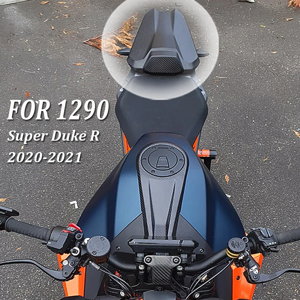 For 1290 Super Duke R 2020 2021 Motorcycle Rear Passenger Pillion Fairing Cowl Carbon Seat Cover