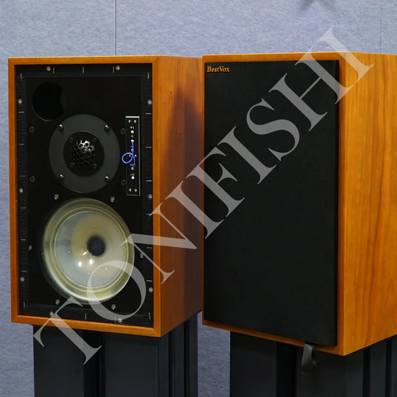 BestVox 8-inch fever HiFi monitor bookshelf speakers LS5/9, BBC classic LS59 speakers, 50W 8 ohms Sensitivity: 87dB