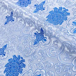 150cm Chinese imitation silk brocade pattern fabrics is a designer seam material for DIY sewing cheongsam and kimono