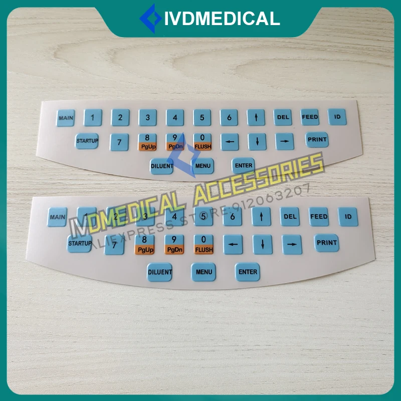 Mindray Keypad for BC3000Plus BC3200 BC3000 BC3000CT Keypad Sticker Button Stickers 1pc