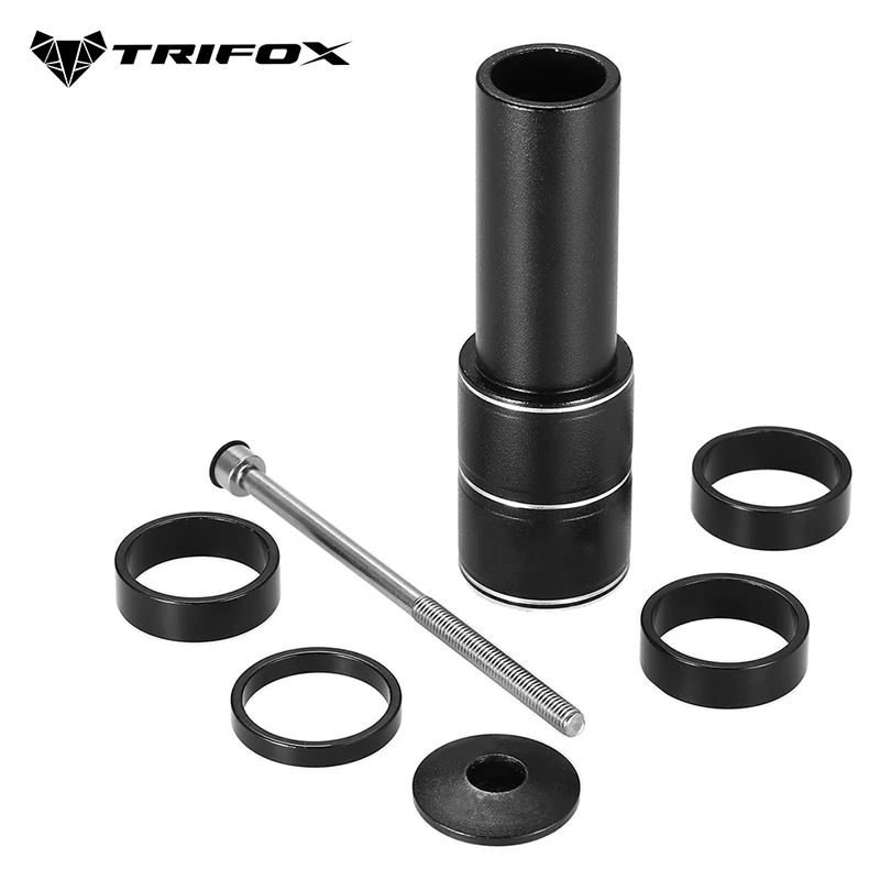 TRIFOX Aluminum Alloy Bike Fork Stem Riser Extender Extension Bicycle Cycling Bike Stem Head Up Raiser Handlebar Riser Adaptor