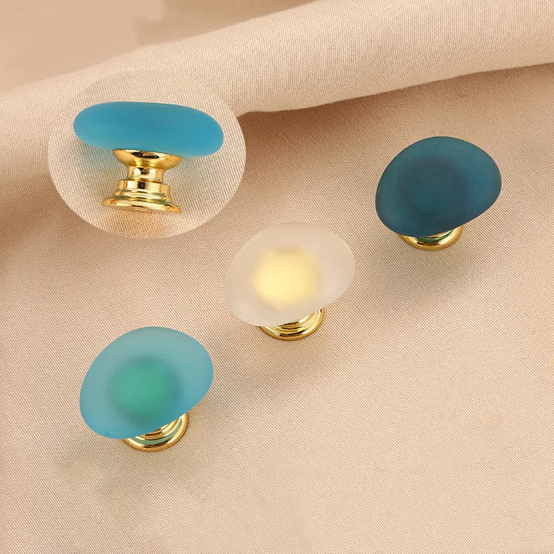 

5pcs Artificial Coloured Crystal Knobs Cupboard Pulls Drawer Knobs Kitchen Cabinet Handles Furniture Handle Hardware